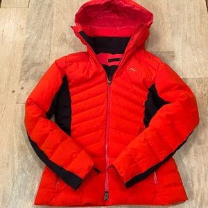 Kjus Duana Jacket Small Fiery Red & Black